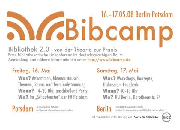 Bibcamp Postkarte
